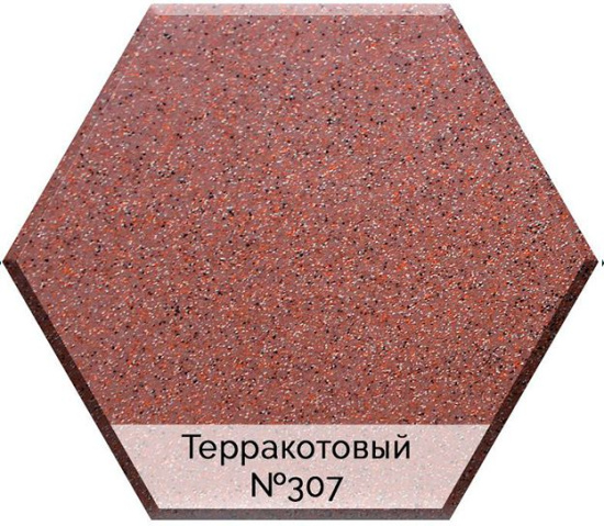 Смеситель для кухни AquaGranitEx C-1040 терракот