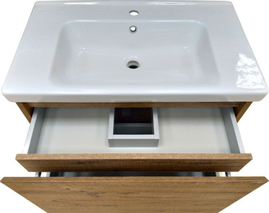 Мебель для ванной Misty Даллас 65 подвесная, светлое дерево