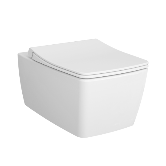 Унитаз подвесной VitrA Metropole Rim-ex 7672B003-0075 безободковый