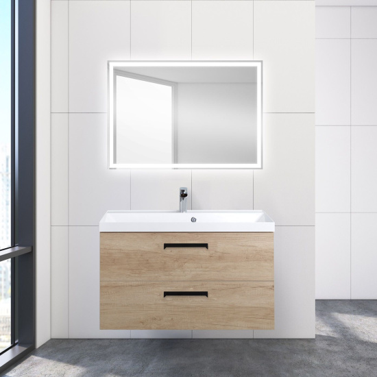 Тумба с раковиной BelBagno Aurora 90 rovere nebrasca nature