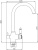 Смеситель для кухни Zorg Steel Hammer SH 723 INOX