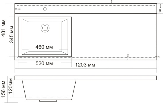 Тумба с раковиной BelBagno Kraft-LVD 60 pietra grigio