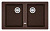 Мойка кухонная Franke Basis BFG 620 шоколад