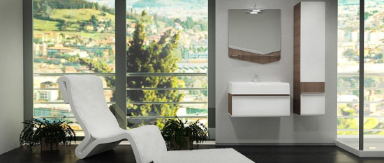 Зеркало Velvex Crystal Cub 70 темный лен