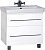 Тумба под раковину Misty Елена 80 белая, с 2-мя ящиками