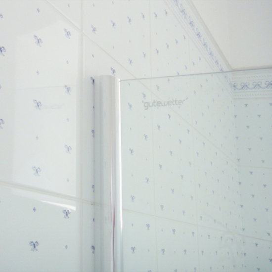 Шторка на ванну GuteWetter Lux Pearl GV-601A левая 80 см стекло бесцветное, профиль хром