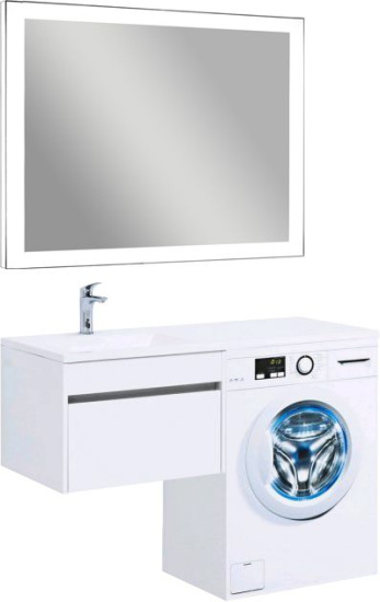 Тумба с раковиной Aquanet Токио 58 1 ящик