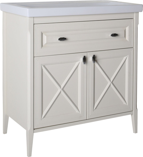 Мебель для ванной ASB-Woodline Монте 80 бежевая