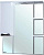 Зеркало-шкаф Bellezza Белла Люкс 85 L белый
