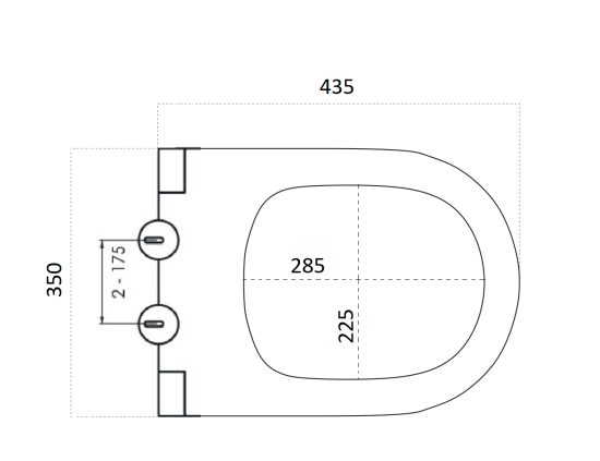 Унитаз подвесной Boheme Avva 972-2-MW с функцией биде