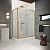 Душевой уголок Vegas Glass ZP+ZPV Protec 120*100 03 02, профиль золото матовое, стекло шиншилла