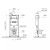 Инсталляция VitrA Metropole L-Box 9820B003-7201 подвесной унитаз + кнопка