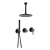 Душевая система Filarete Roun FL1032BL, черный Душевая система Filarete Roun FL1032BL, черный