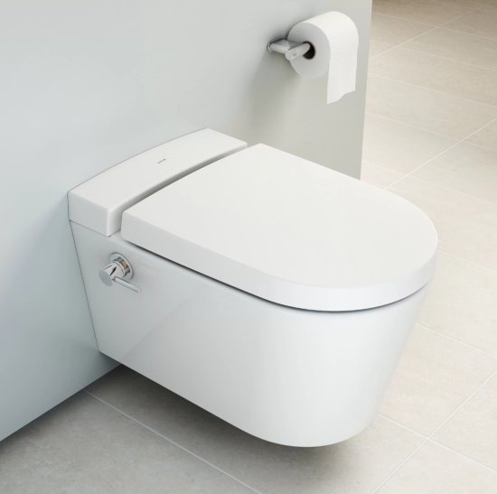 Унитаз подвесной Vitra Nest 5176B003-6233 с функцией биде, встроенным смесителем