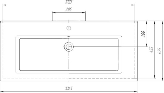 Зеркало ValenHouse Эйвори 105 белое