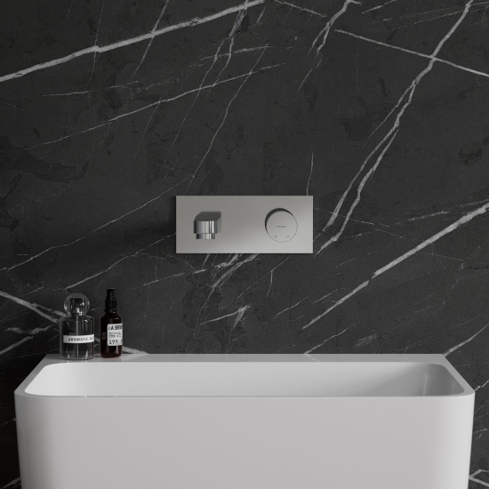 Смеситель для раковины Omnires Contour CT8015CR с внутренней частью, хром