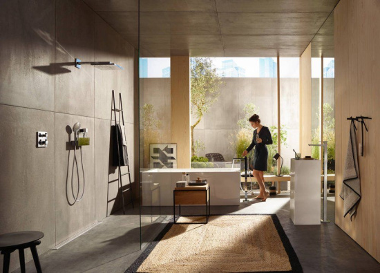 Шланговое подключение Hansgrohe Fixfit Porter 300 26456000 держатель для душа