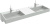 Раковина Jacob Delafon Terrace EXA112 150 см двойная Раковина Jacob Delafon Terrace EXA112 150 см двойная