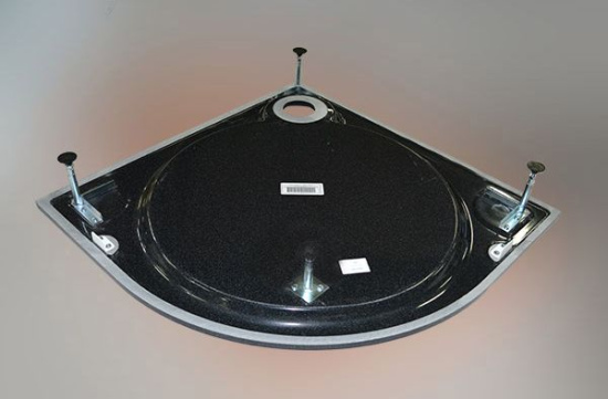 Поддон для душа GuteWetter Deluxe 100x100x16 R черный