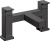 Смеситель на борт ванны Hansgrohe Vernis Shape 71452670 черный Смеситель на борт ванны Hansgrohe Vernis Shape 71452670 черный