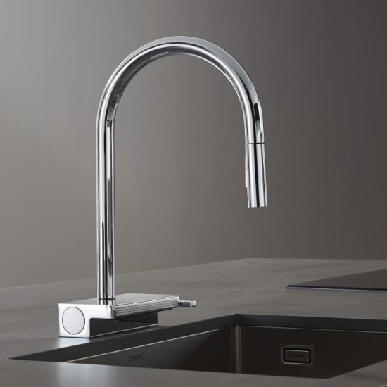 Смеситель для кухни Hansgrohe Aquno Select M81 73837000 хром