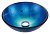 Накладная раковина Kraus GV-204-12 mm голубая