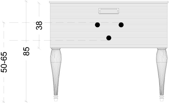 Мебель для ванной Armadi Art Vallessi Avantgarde Linea 100 с раковиной-столешницей