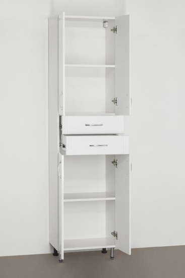Пенал Style Line Эко Стандарт 48, 2 ящика, белый