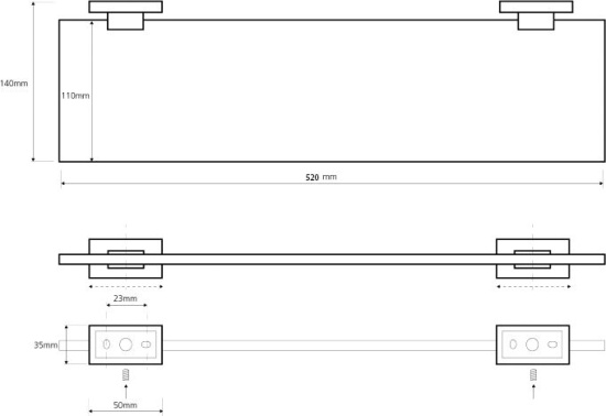 Полка Bemeta Plaza 118102042