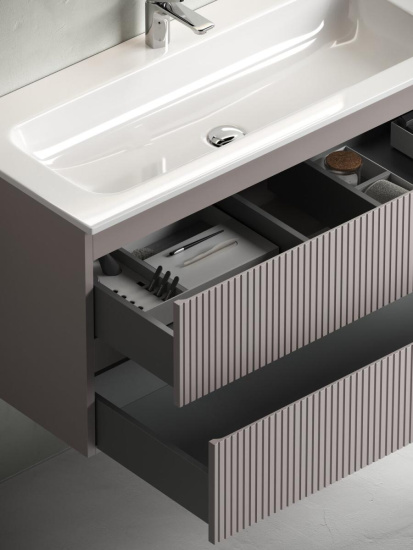 Тумба с раковиной Sancos Snob T 120 Doha Soft SNT120SM, подвесная
