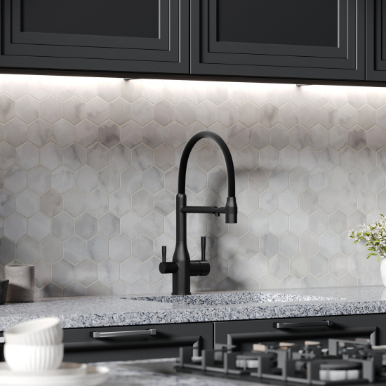 Смеситель для кухни Sancos Garda SC4009MB, матовый черный