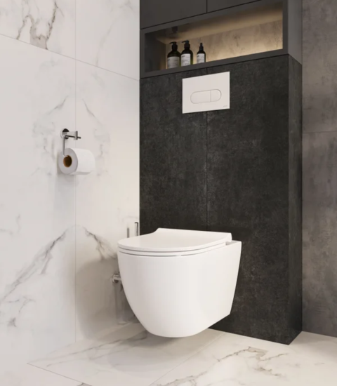 Унитаз подвесной VitrA Sanibelle 7551B003-0075 безободковый