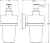 Дозатор FBS Luxia LUX 009