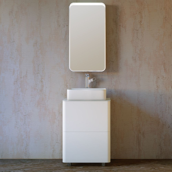 Тумба с раковиной Raval Pure 56