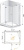 Душевой уголок Cezares Verona AH1 90/80 P Cr L Душевой уголок Cezares Verona AH1 90/80 P Cr L