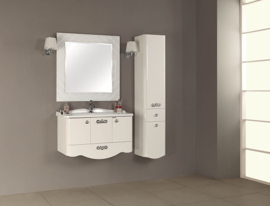 Зеркало Aquaton Венеция 90 белое