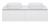 Тумба с раковинами Misty Виста 150 подвесная со столешницей светлый мрамор