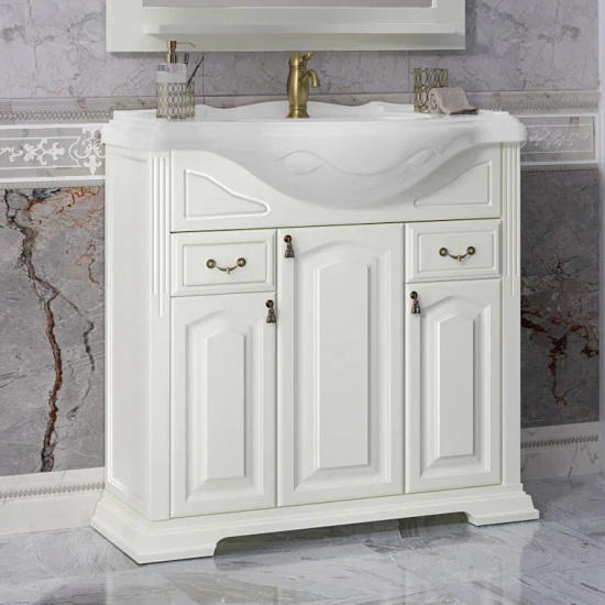 Мебель для ванной Opadiris Риспекто 85 слоновая кость