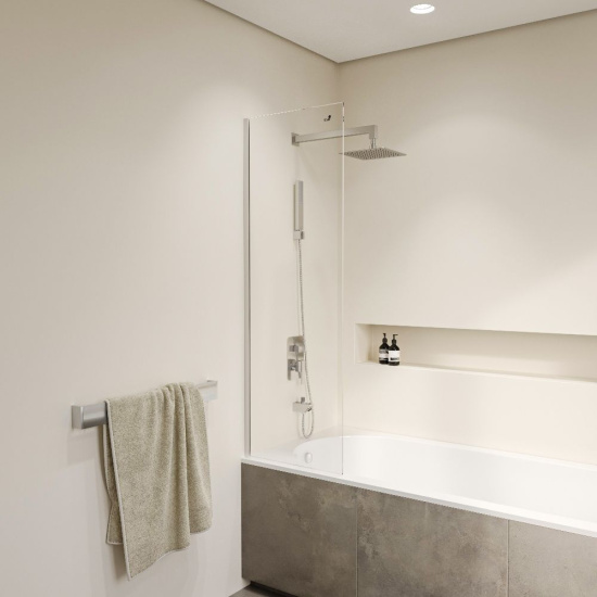 Шторка на ванну RGW Screens SC-056-8 500х1500 профиль хром, стекло прозрачное