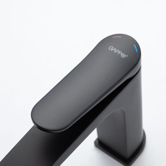 Смеситель для раковины Gappo G1010-6, черный