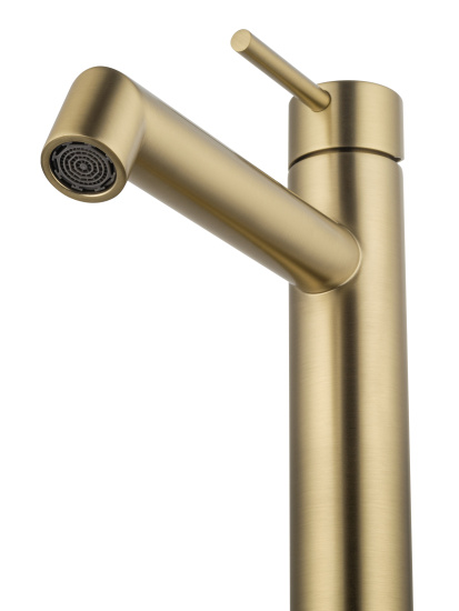 Смеситель для раковины Wonzon & Woghand WW-H1064-BG высокий