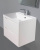 Мебель для ванной BelBagno Marino 80 bianco lucido, напольная Мебель для ванной BelBagno Marino 80 bianco lucido, напольная