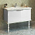 Тумба с раковиной Edelform Decora 100 белый глянец