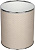 Мусорное ведро Geralis M-PLH-S бежевое, хром, 7,5 л