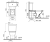 Унитаз-компакт VitrA Serenada 9722B003-7203 с сидением