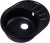 Мойка кухонная Rossinka RS58-45RW black