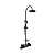 Душевая стойка Webert Rimini RI870105560, черный
