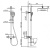 Душевая система с термостатом Altrobagno Cascata 030401 Cr