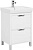 Тумба с раковиной Aquanet Гретта 60 New 2 ящика, белый