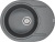 Мойка кухонная Paulmark Oval PM316550-DG графит